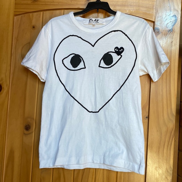 Comme des Garcons PLAY Tops - Comme des gargon play tee